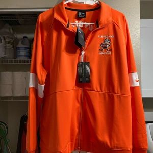 Nike NFL Cleveland browns zip up jacket